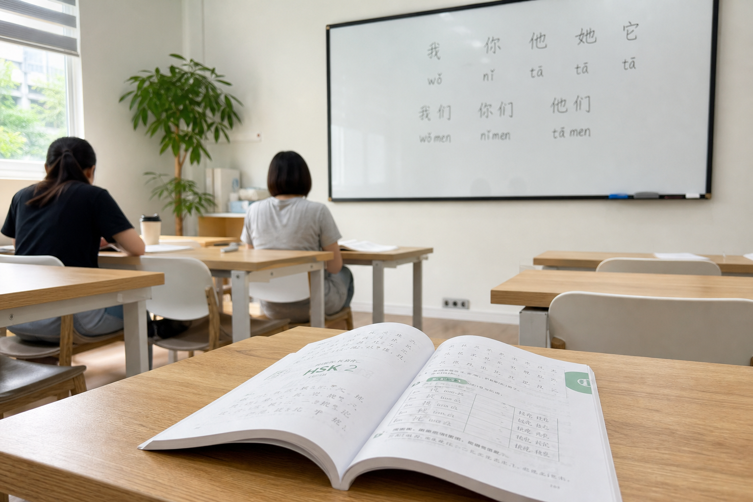 Lớp học tiếng Trung tại trung tâm Khả Văn Quảng Ngãi